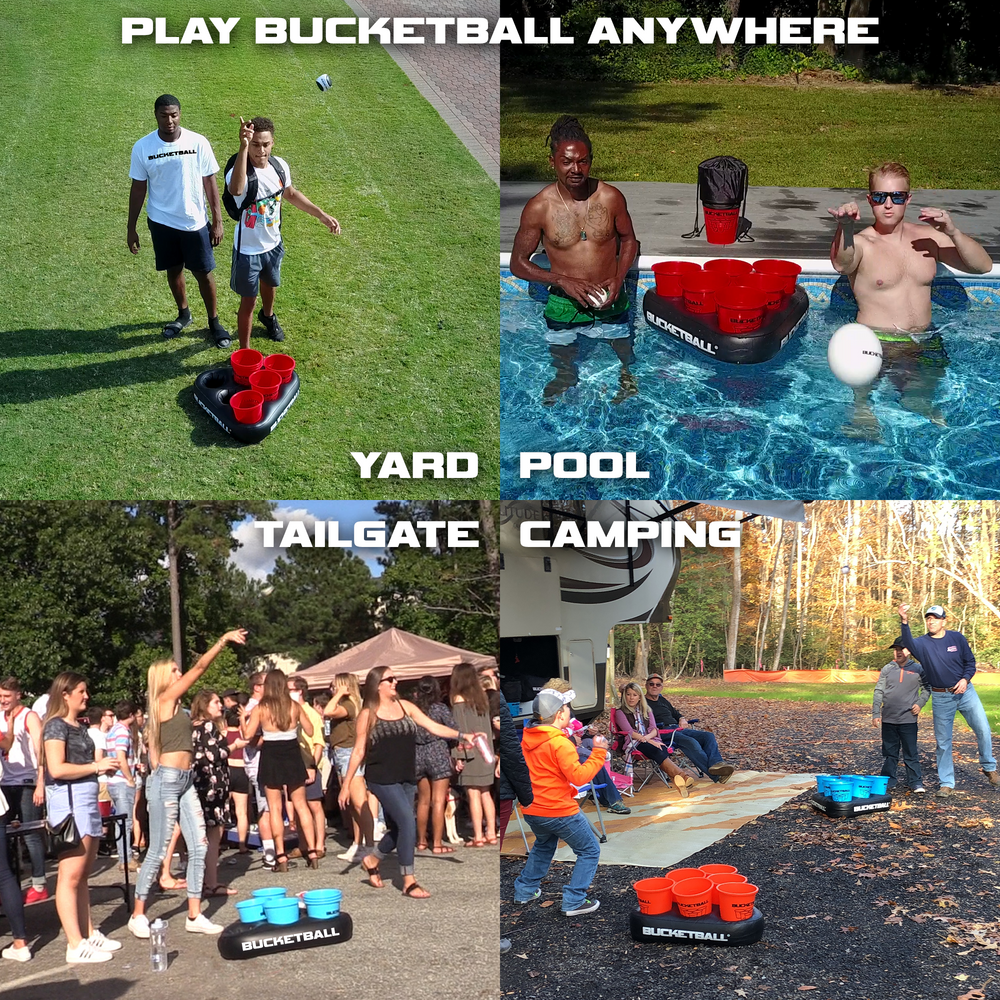 BucketBall™ - Giant Beer Pong™ Edition - Party Pack - BucketBall
