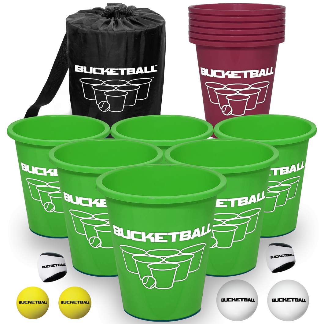 BucketBall - Team Color Edition - Combo Pack (Green/Maroon)