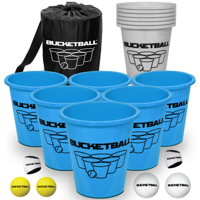 BucketBall - Team Color Edition - Combo Pack (Light Blue/Silver)