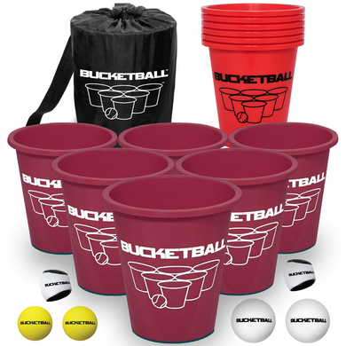 BucketBall - Team Color Edition - Combo Pack (Maroon/Red)