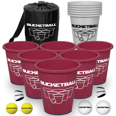 BucketBall - Team Color Edition - Combo Pack (Maroon/Silver)