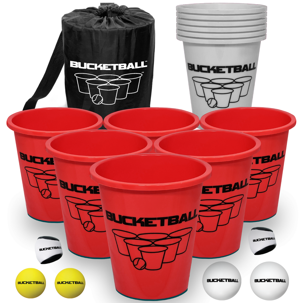 BucketBall - Team Color Edition - Combo Pack (Red/Silver)