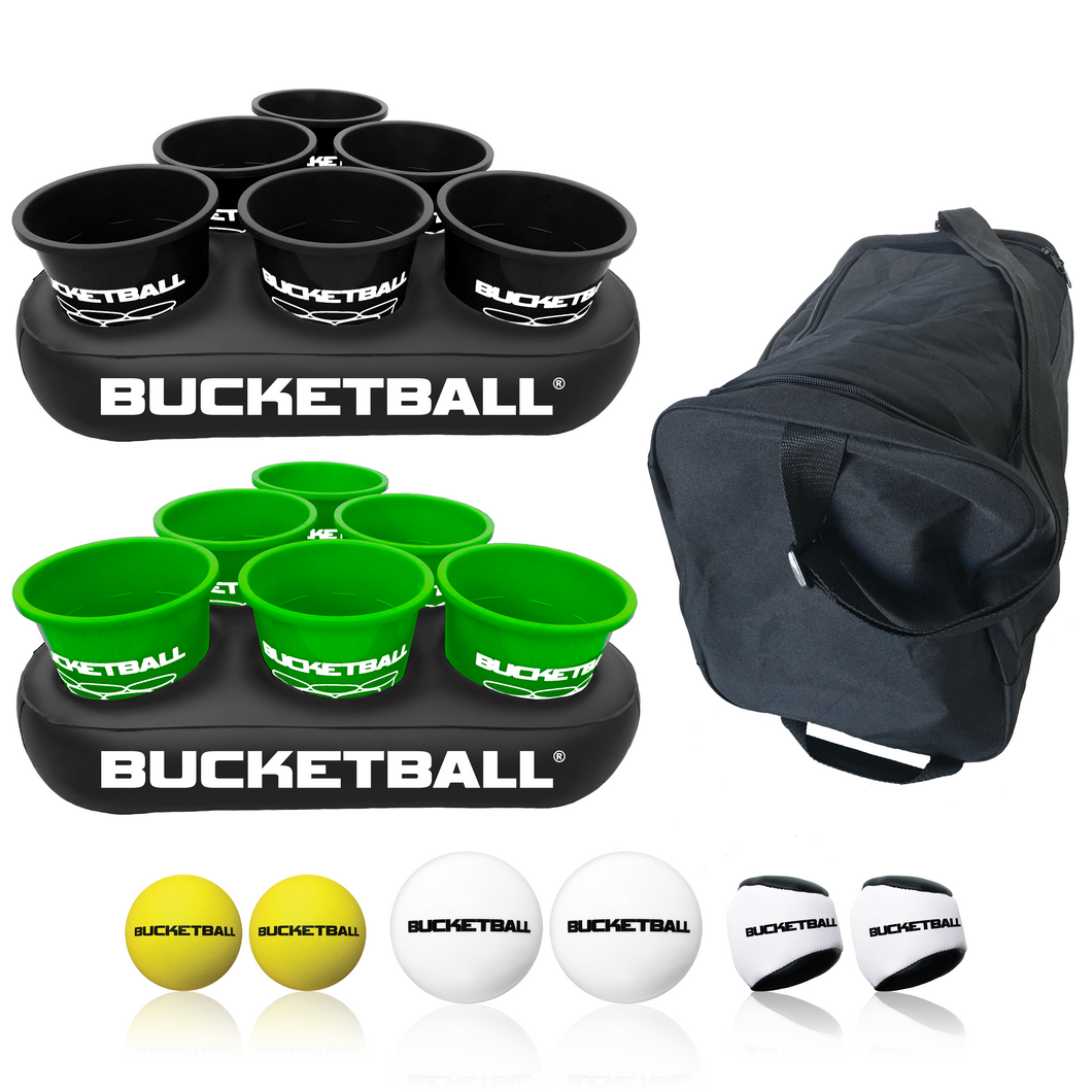 BucketBall - Team Color Edition - Party Pack (Black/Green) - BucketBall