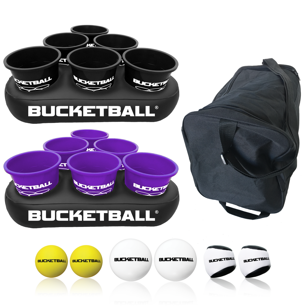 BucketBall - Team Color Edition - Party Pack (Black/Purple) - BucketBall
