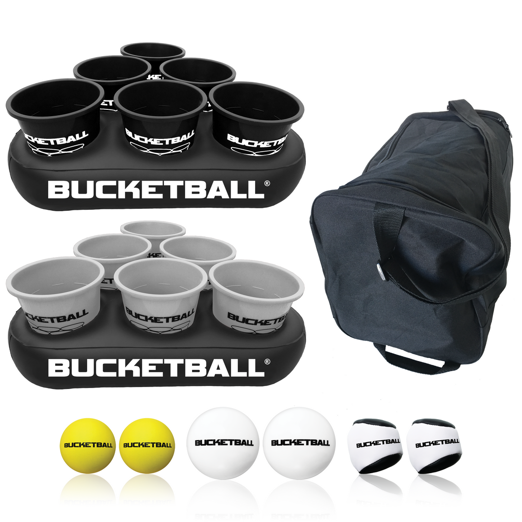 BucketBall - Team Color Edition - Party Pack (Black/Silver) - BucketBall
