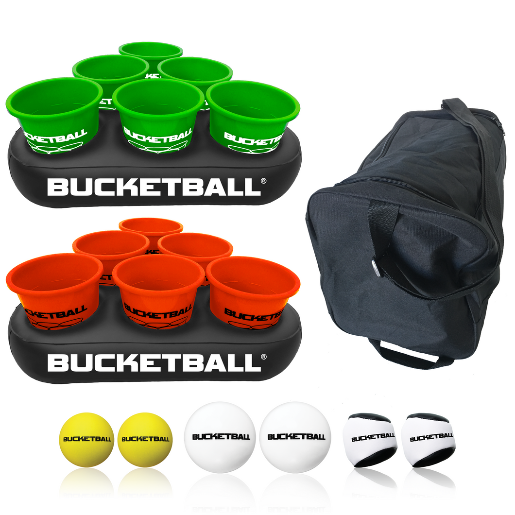 BucketBall - Team Color Edition - Party Pack (Green/Orange) - BucketBall