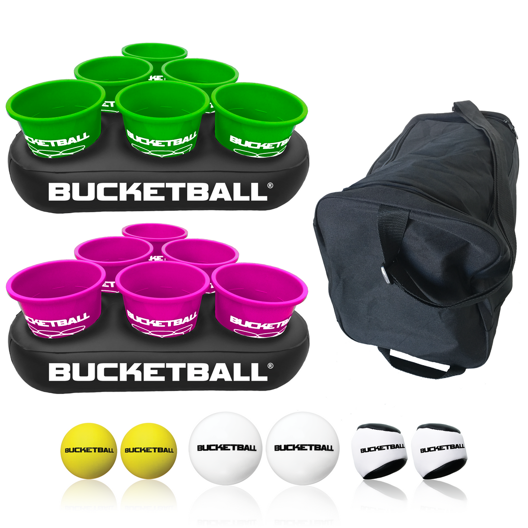 BucketBall - Team Color Edition - Party Pack (Green/Pink) - BucketBall