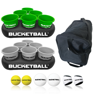 BucketBall - Team Color Edition - Party Pack (Green/Silver) - BucketBall