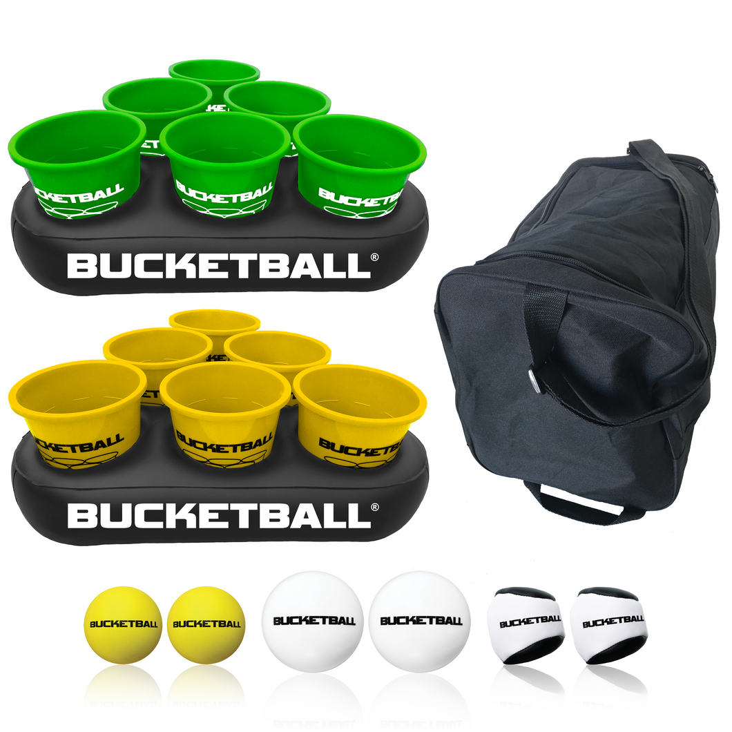 BucketBall - Team Color Edition - Party Pack (Green/Yellow) - BucketBall