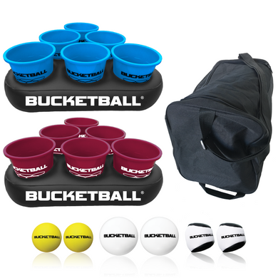 BucketBall - Team Color Edition - Party Pack (Light Blue/Maroon) - BucketBall