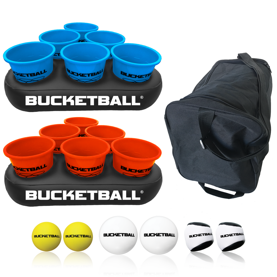 BucketBall - Team Color Edition - Party Pack (Light Blue/Orange) - BucketBall