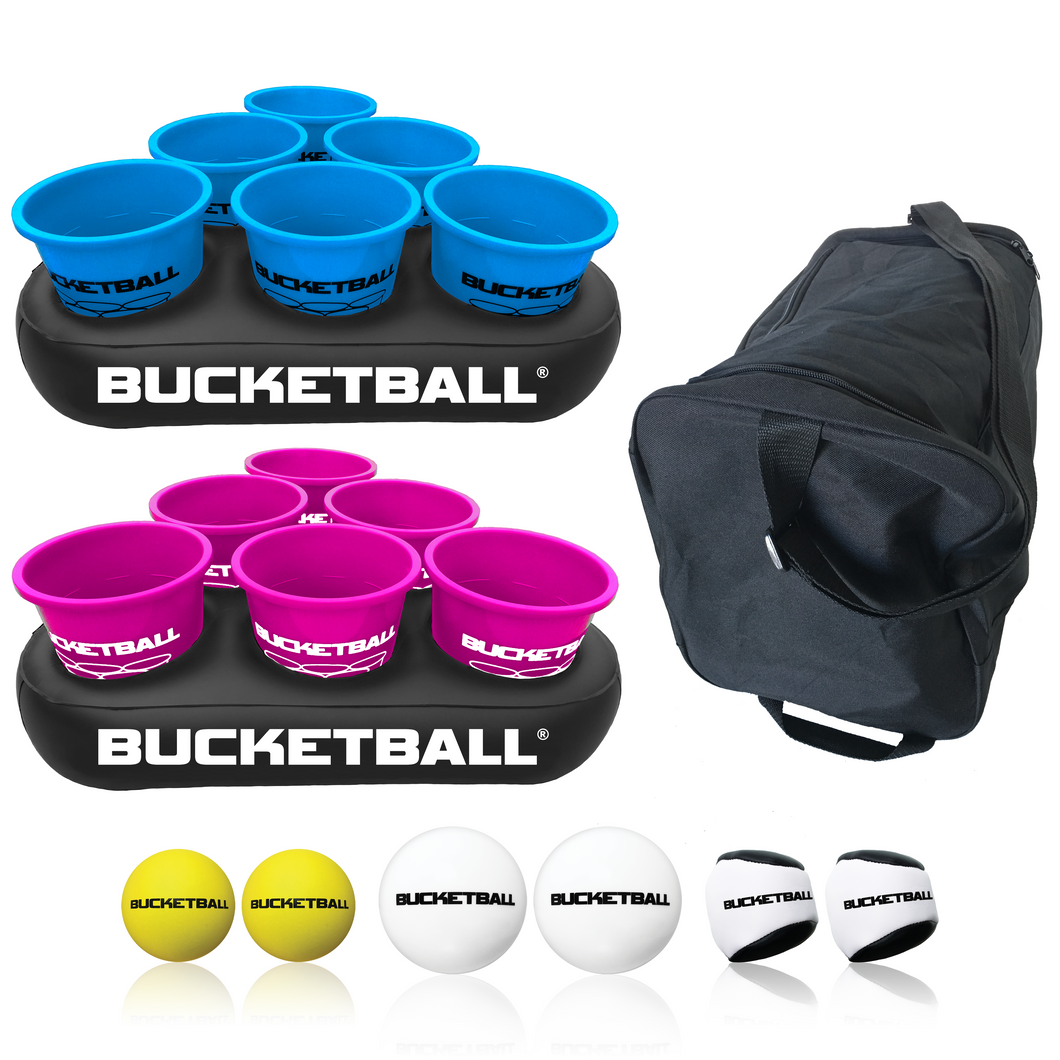 BucketBall - Team Color Edition - Party Pack (Light Blue/Pink) - BucketBall