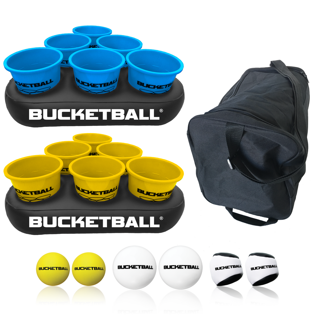 BucketBall - Team Color Edition - Party Pack (Light Blue/Yellow) - BucketBall