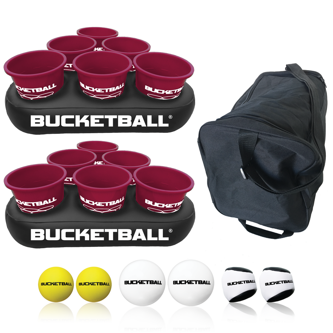 BucketBall - Team Color Edition - Party Pack (Maroon/Maroon) - BucketBall