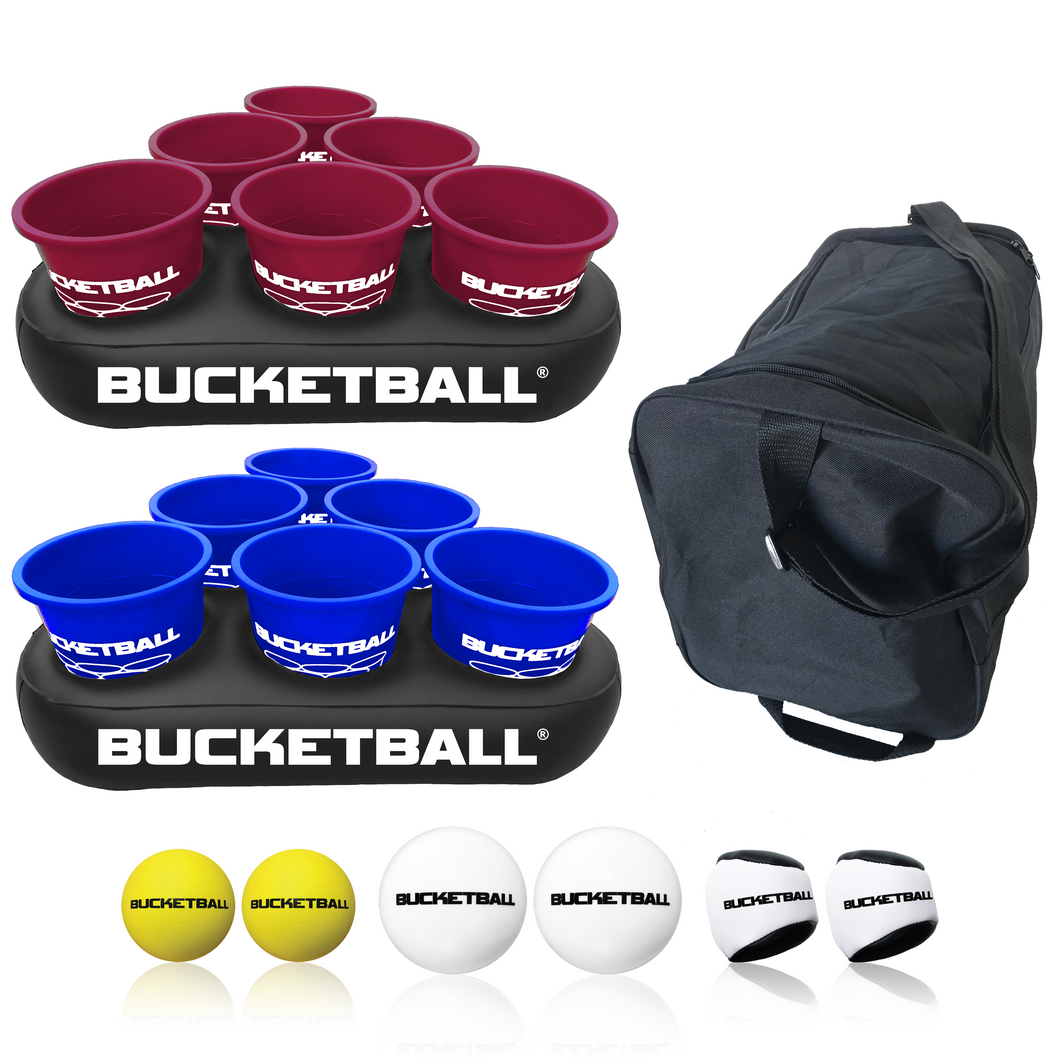 BucketBall - Team Color Edition - Party Pack (Maroon/Navy Blue) - BucketBall