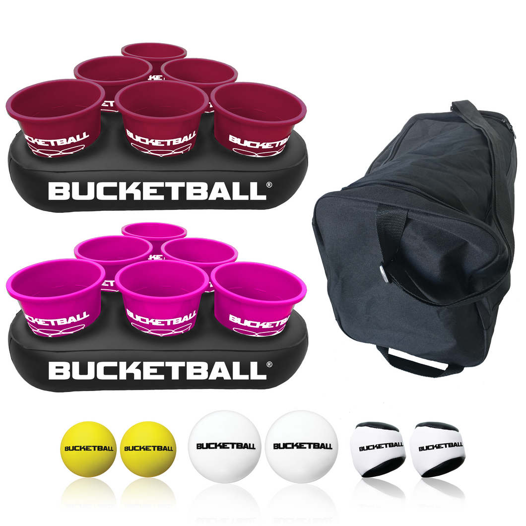 BucketBall - Team Color Edition - Party Pack (Maroon/Pink) - BucketBall