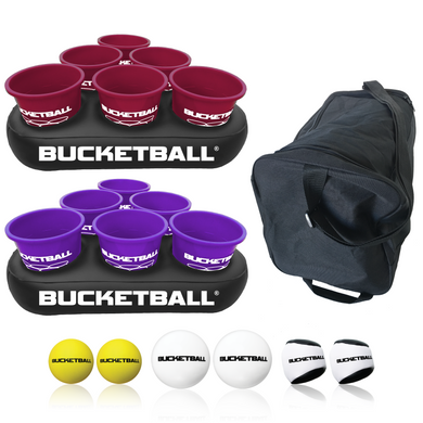 BucketBall - Team Color Edition - Party Pack (Maroon/Purple) - BucketBall