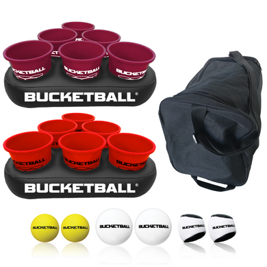 BucketBall - Team Color Edition - Party Pack (Maroon/Red) - BucketBall