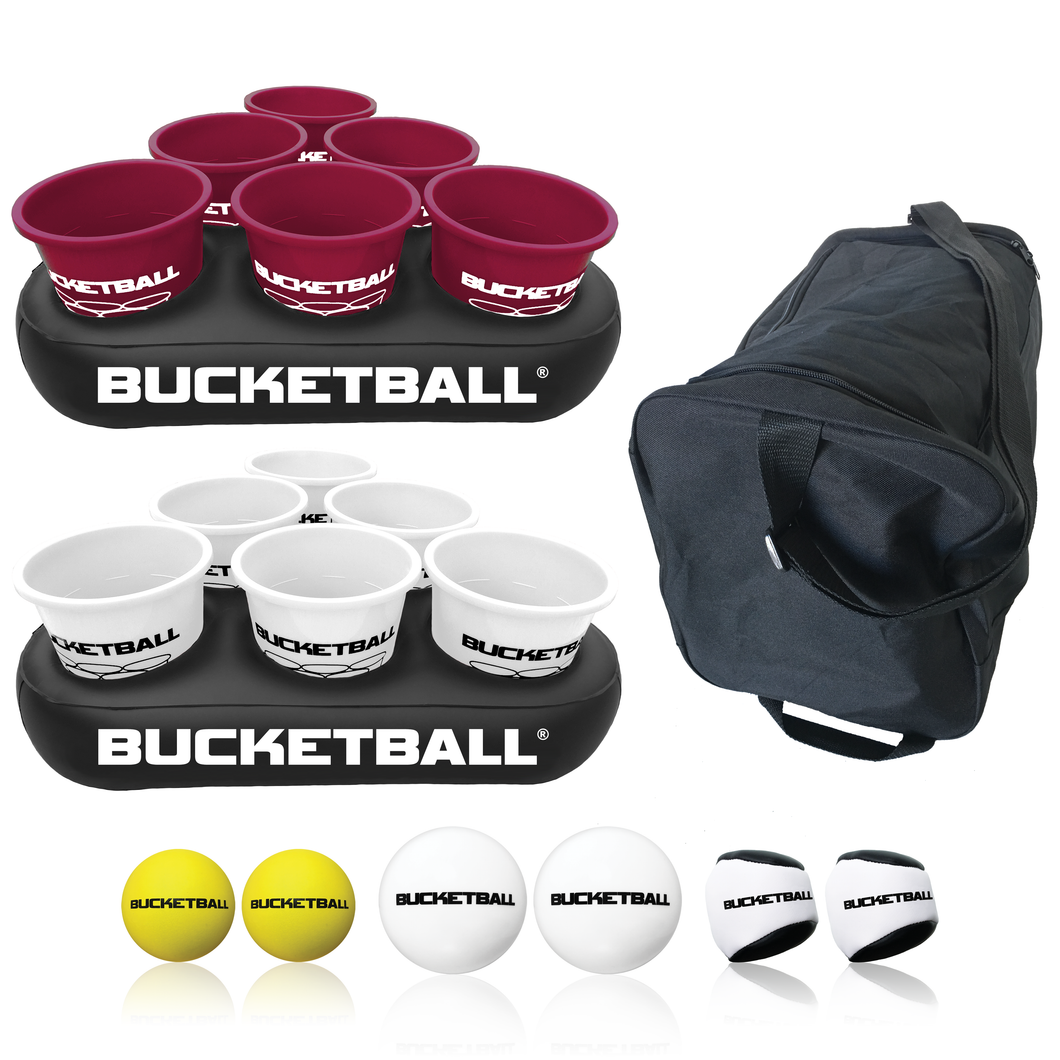 BucketBall - Team Color Edition - Party Pack (Maroon/White)
