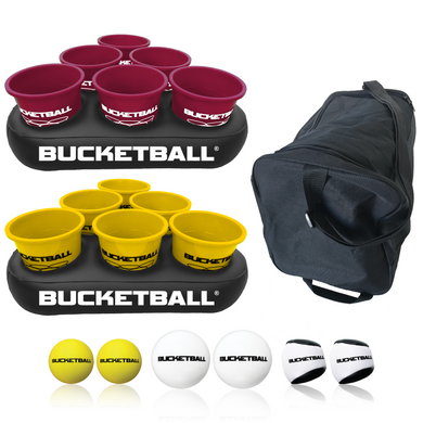 BucketBall - Team Color Edition - Party Pack (Maroon/Yellow) - BucketBall