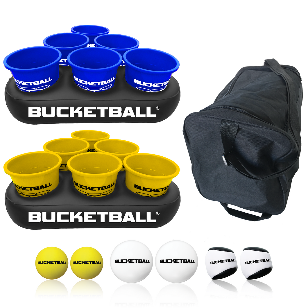 BucketBall - Team Color Edition - Party Pack (Navy Blue/Yellow) - BucketBall