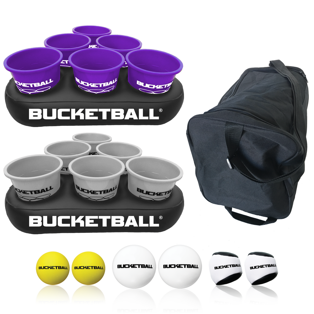BucketBall - Team Color Edition - Party Pack (Purple/Silver) - BucketBall