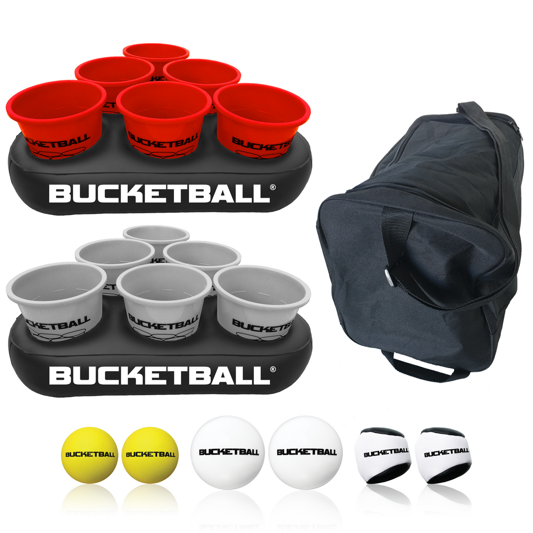 BucketBall - Team Color Edition - Party Pack (Red/Silver) - BucketBall