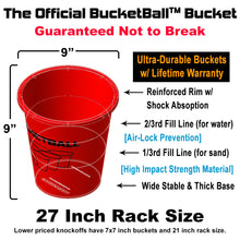 Load image into Gallery viewer, The Official BucketBall Bucket Features

